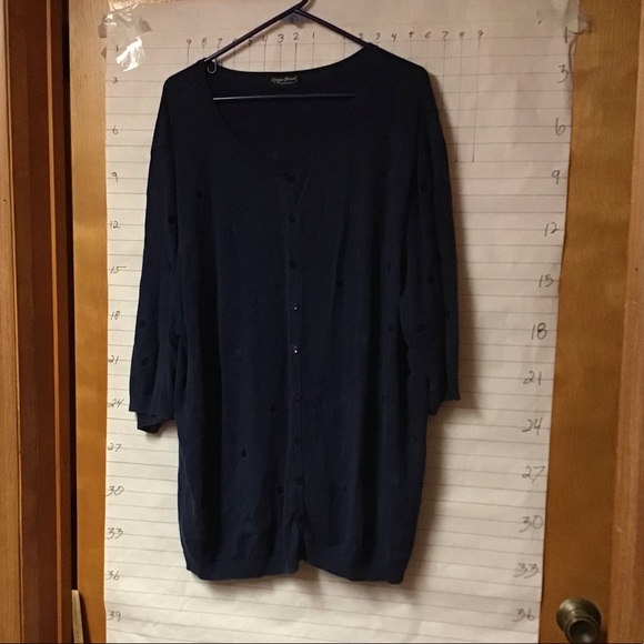 MAGGIE BARNS ESSENTIALS short sleeves cardigan sweater - Picture 6 of 10